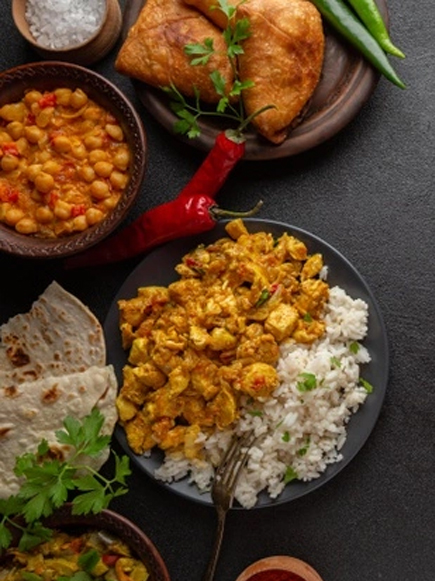 Authentic Indian cuisine served at Indian Royal Food in Wortel, featuring rich curries and traditional tandoor dishes.